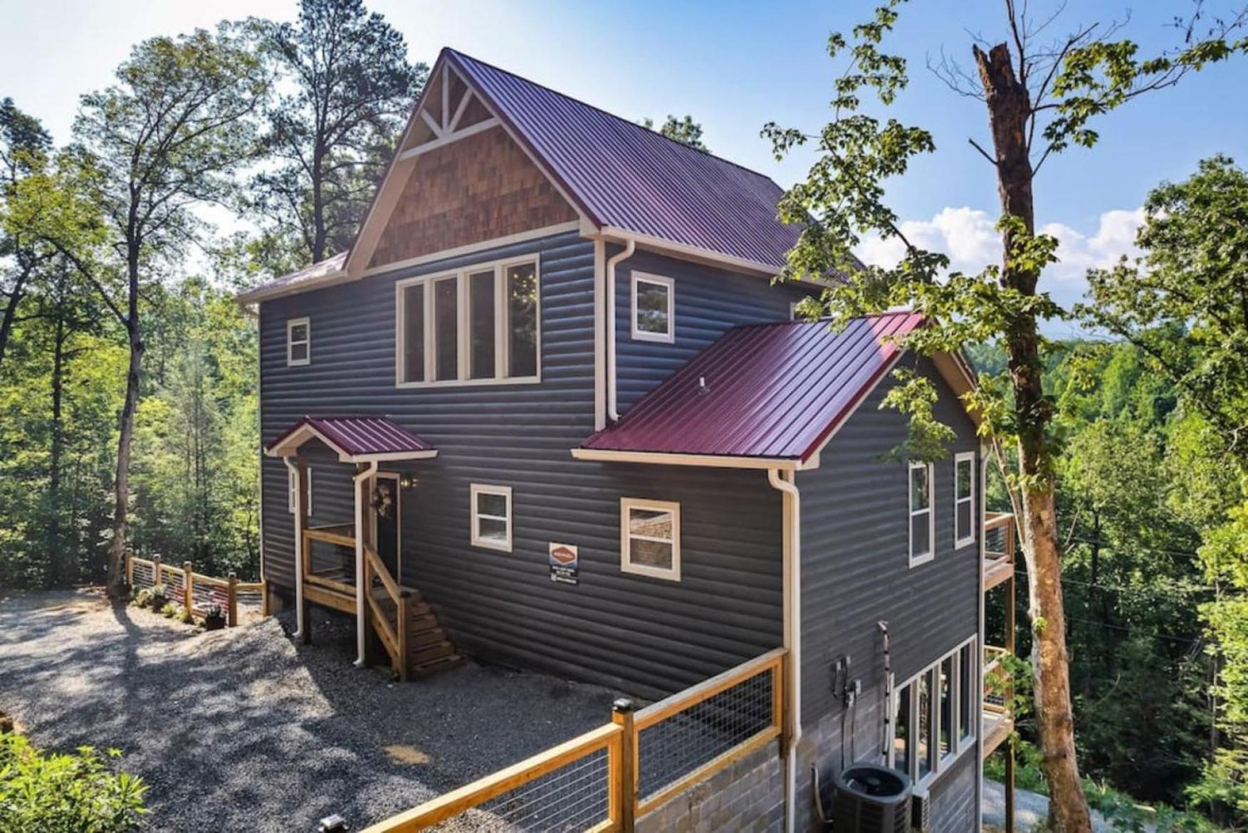 Tranquil Mountain Getaway By Ghosal Luxury Lodging ガトリンバーグ エクステリア 写真